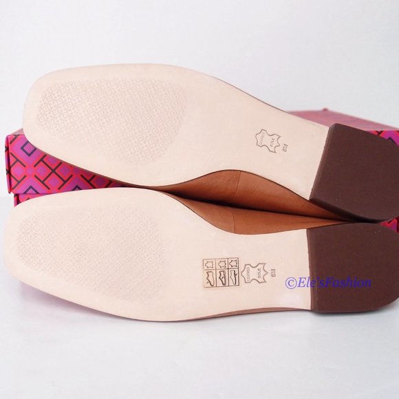 NIB Tory Burch Metal Miller 15mm Leather Loafer TAN US 7 7.5 8 8.5 9 AUTHENTIC - Picture 15 of 16